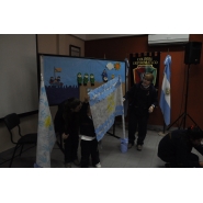 Festejos por el Día de la Bandera con los niños de Jardín